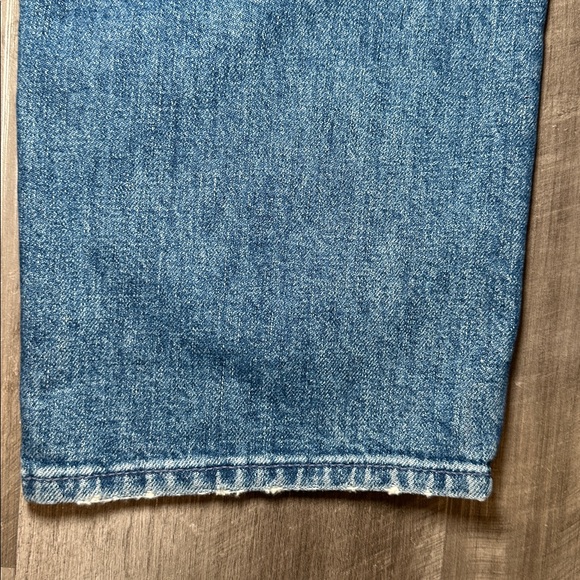 MOTHER High Waisted Rider Ankle Running with Scissors Jeans - 33 - Picture 3 of 8